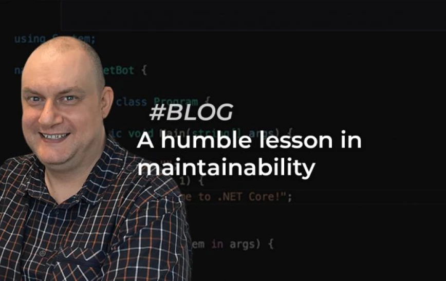 A humble lesson in maintainability Thumb